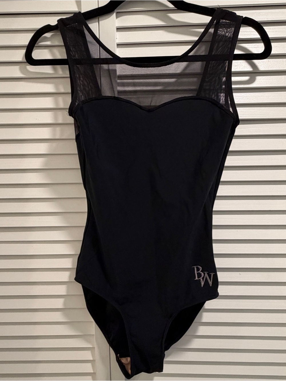Eleve Dancewear Black Leotard Adult M